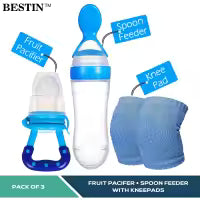 Baby Spoon Feeder - 90ml Silicone Baby Feeding Bottle