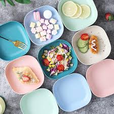 Complete 10-Piece Square Plate Set – Versatile & Durable